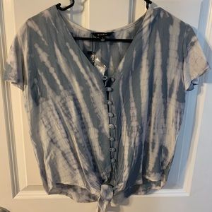 Crop tyedye shirt